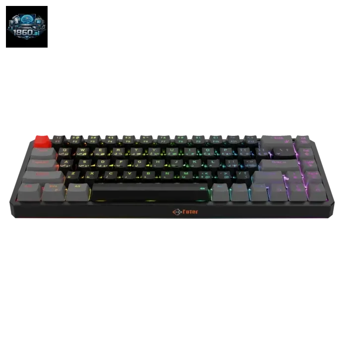 KWR 8000B BLACK FATER KEYBOARD | فروشگاه هجده شصت | 1860.ai - 3