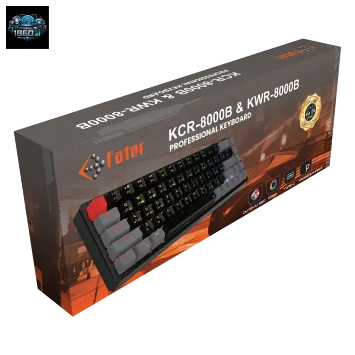 KWR 8000B BLACK FATER KEYBOARD | فروشگاه هجده شصت | 1860.ai - 6