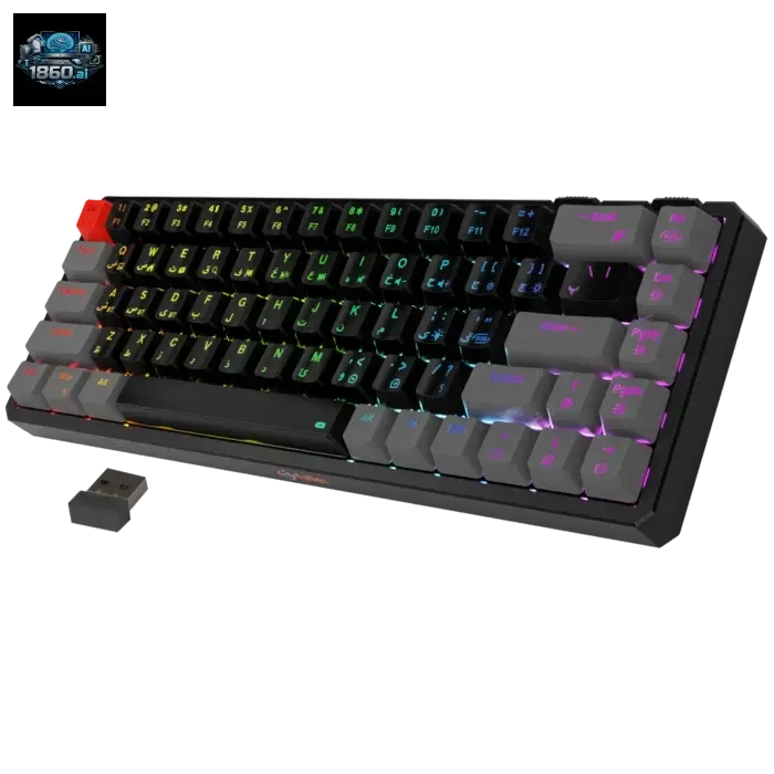 KWR 8000B BLACK FATER KEYBOARD | فروشگاه هجده شصت | 1860.ai - 2