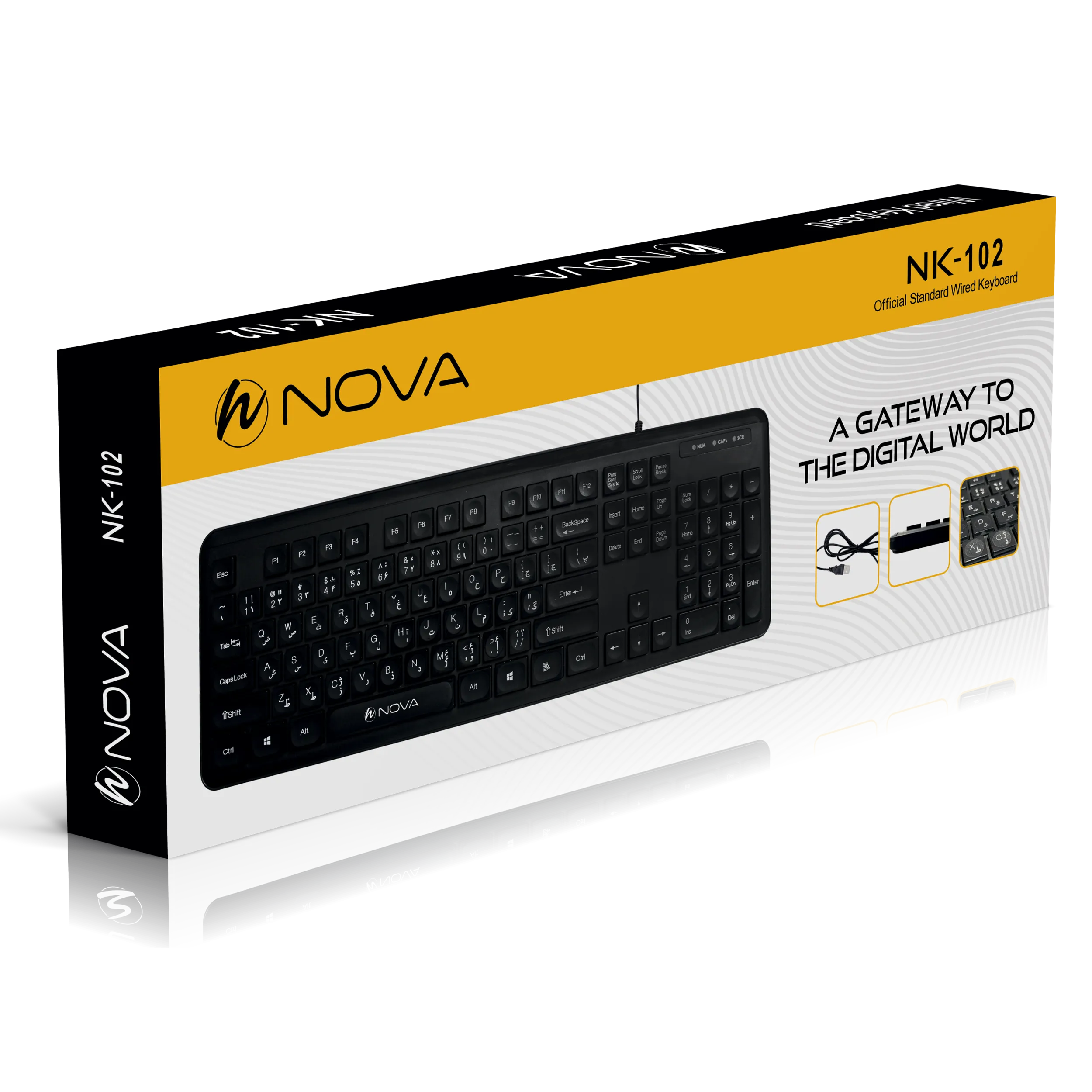 کیبورد باسیم نوا مدل NOVA NK-101 - 5