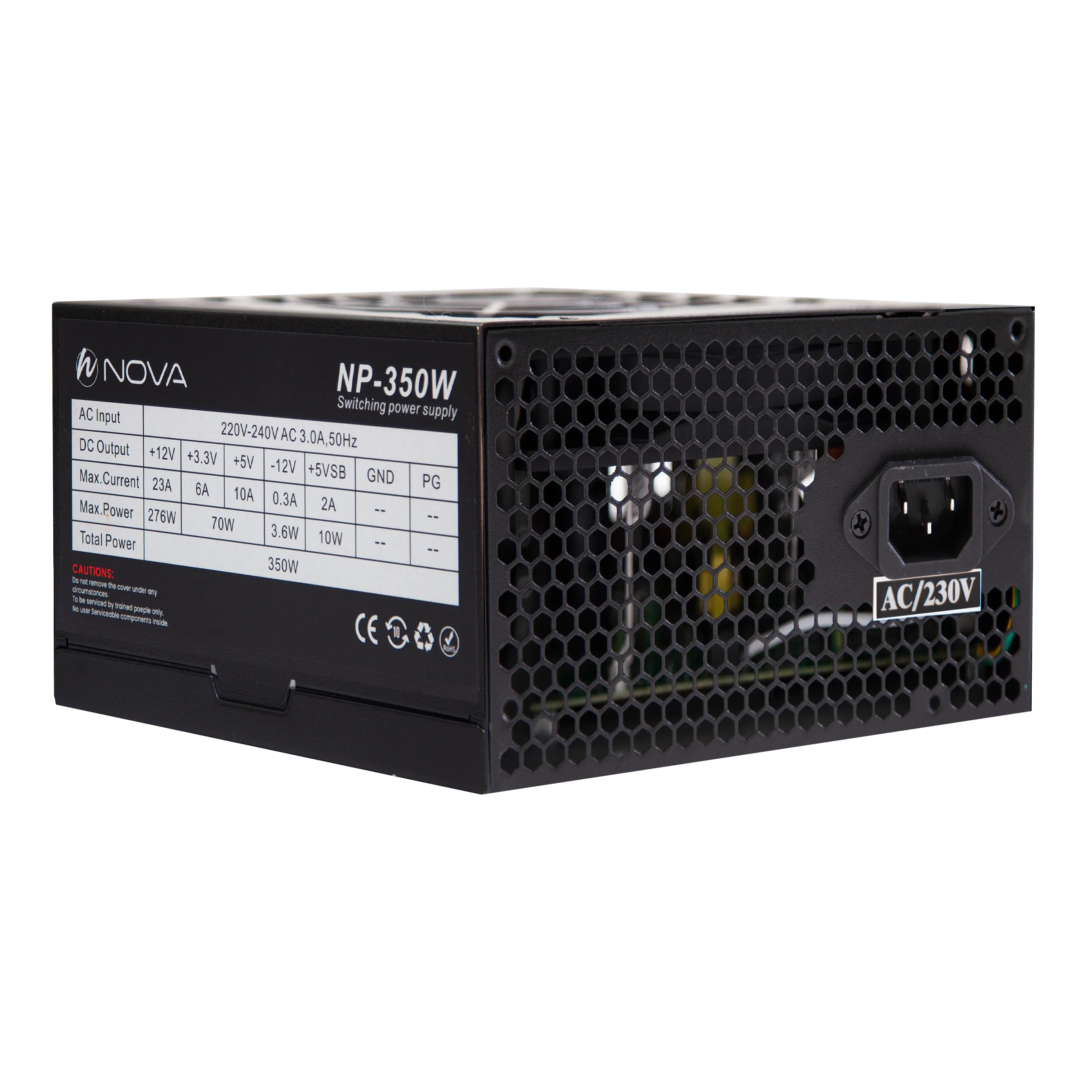 پاور کامپیوتر 350 وات نوا مدل NOVA NP-350 80Plus - 2