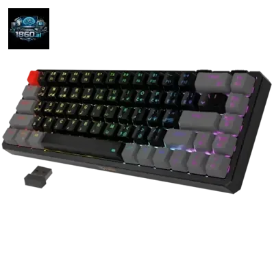 KWR 8000B BLACK FATER KEYBOARD | فروشگاه هجده شصت | 1860.ai - 1