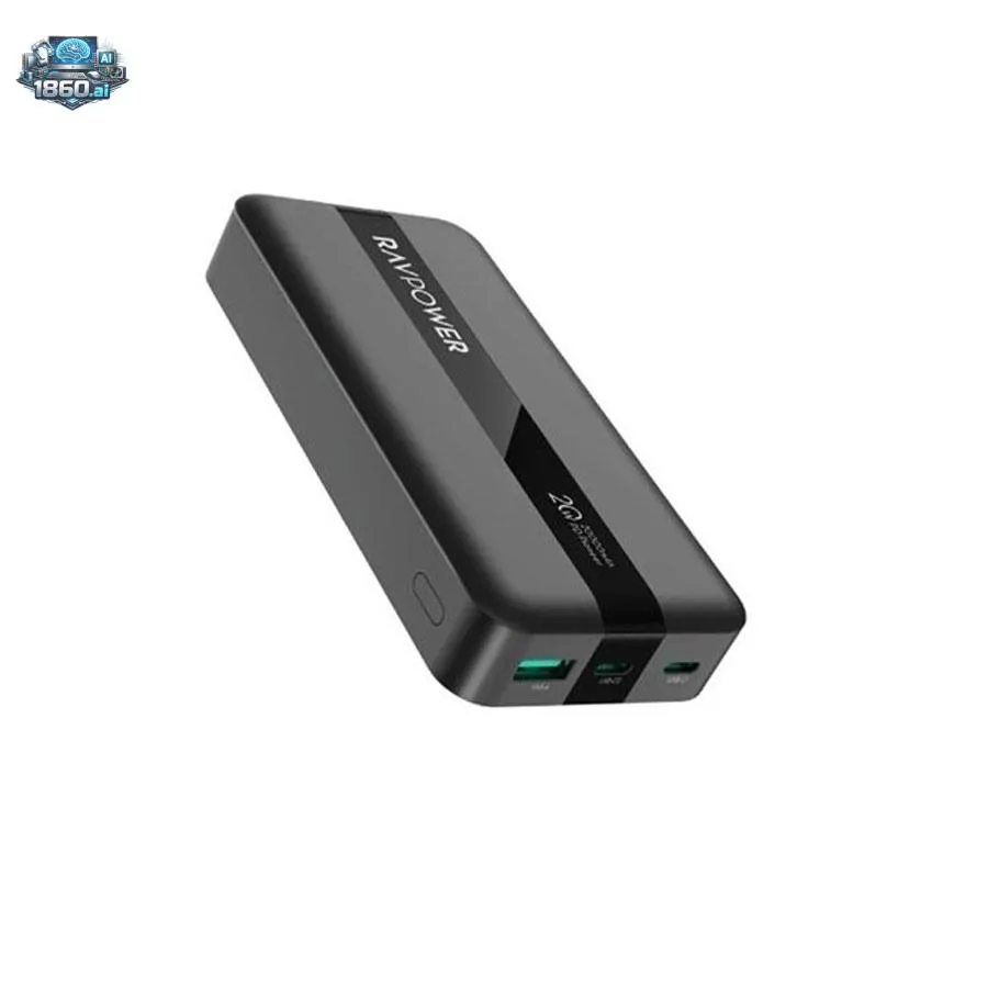  پاوربانک راو پاور مدل RP-PB1235 ظرفیت ۲۰۰۰۰ میلی‌آمپر  | فروشگاه هجده شصت | 1860.ai